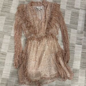 Cleobella ruffle mini dress